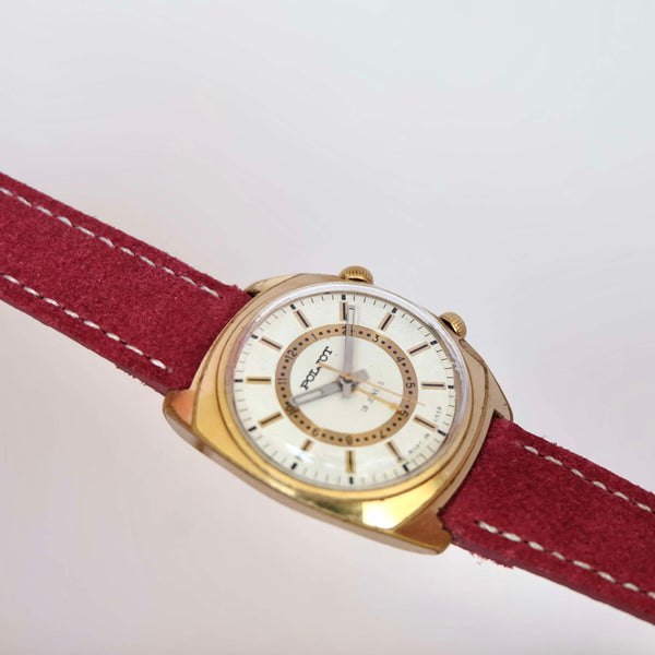 montre dorée soviétique or