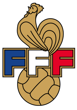 Logo vintage ancien FFF football 1960 années 60