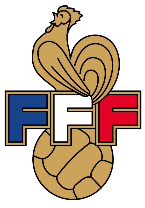 Logo vintage ancien FFF football 1960 années 60