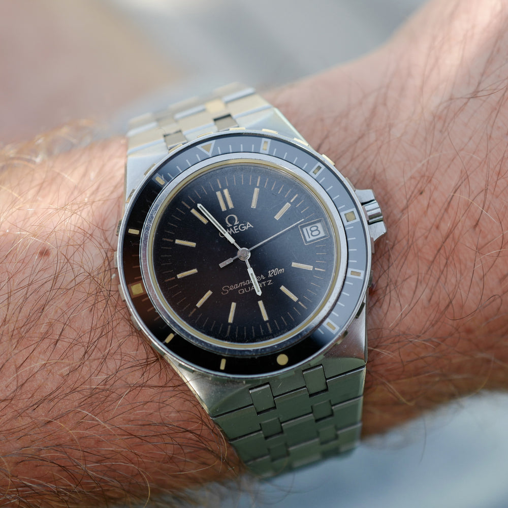 Omega Seamaster 120 Jacques Mayol 396.0900 vintage acier