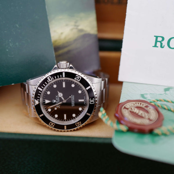 Rolex Submariner No Date 14060M full set tag boite papier