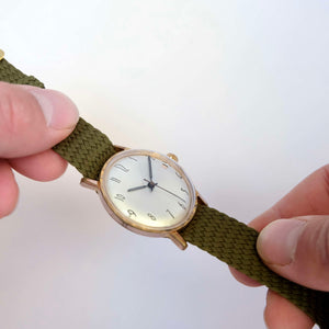 Ancienne montre ronde dorée