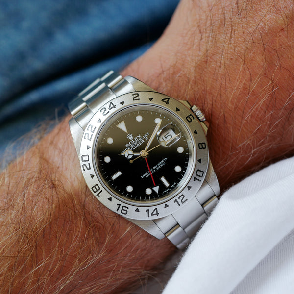 archi full set rolex explorer II 16570 boite papiers de 2002