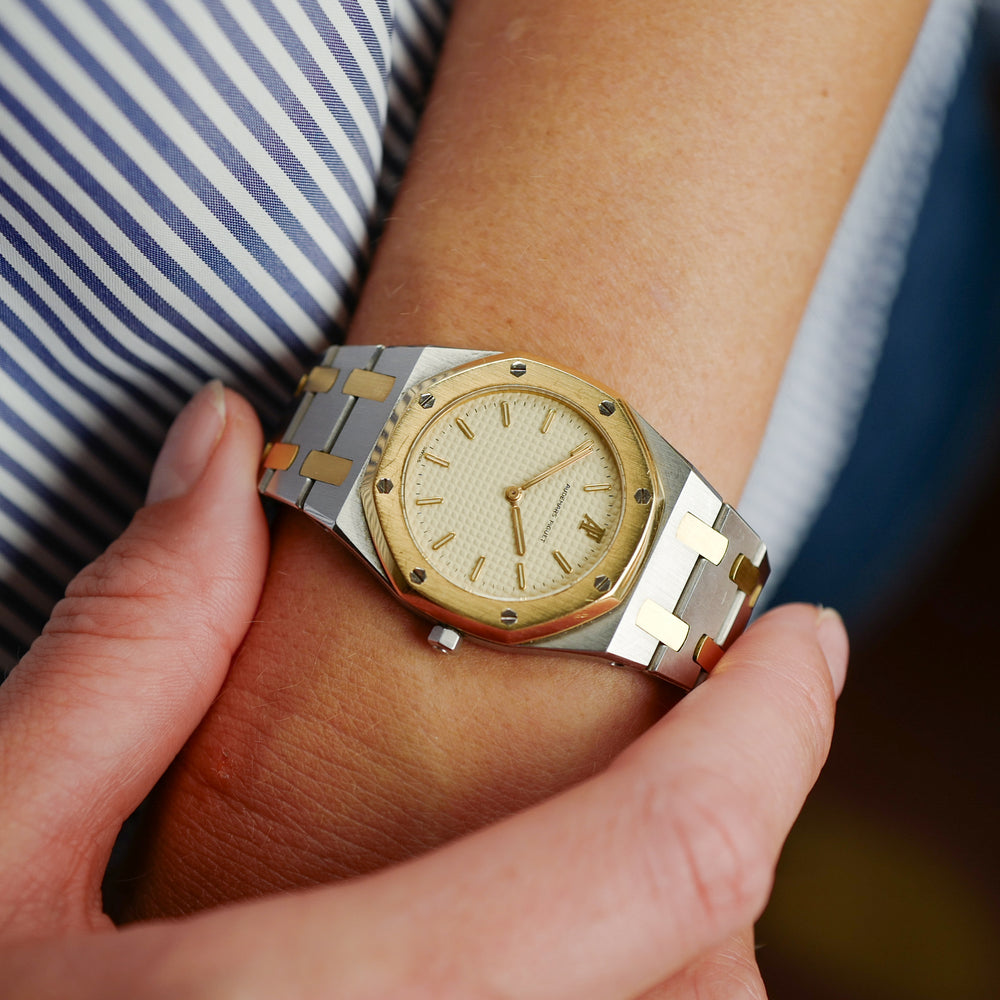 Audemars Piguet Royal Oak quartz 30mm or acier 1984
