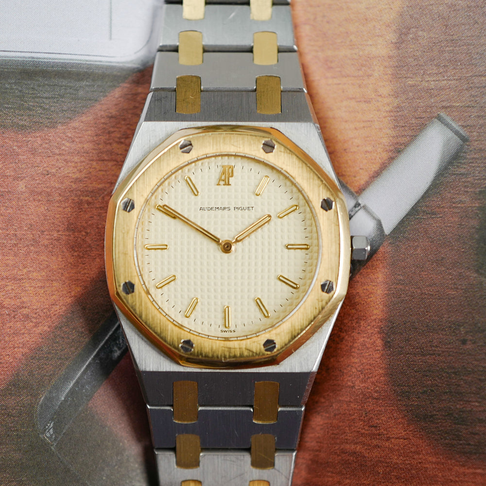 Audemars Piguet Royal Oak quartz 30mm or acier 1984