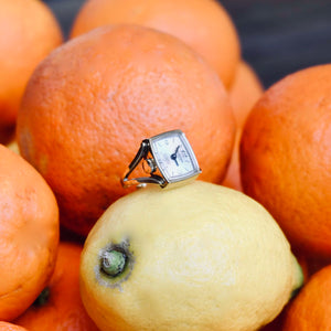 Bague montre Saint Valentin cadeau vintage femme