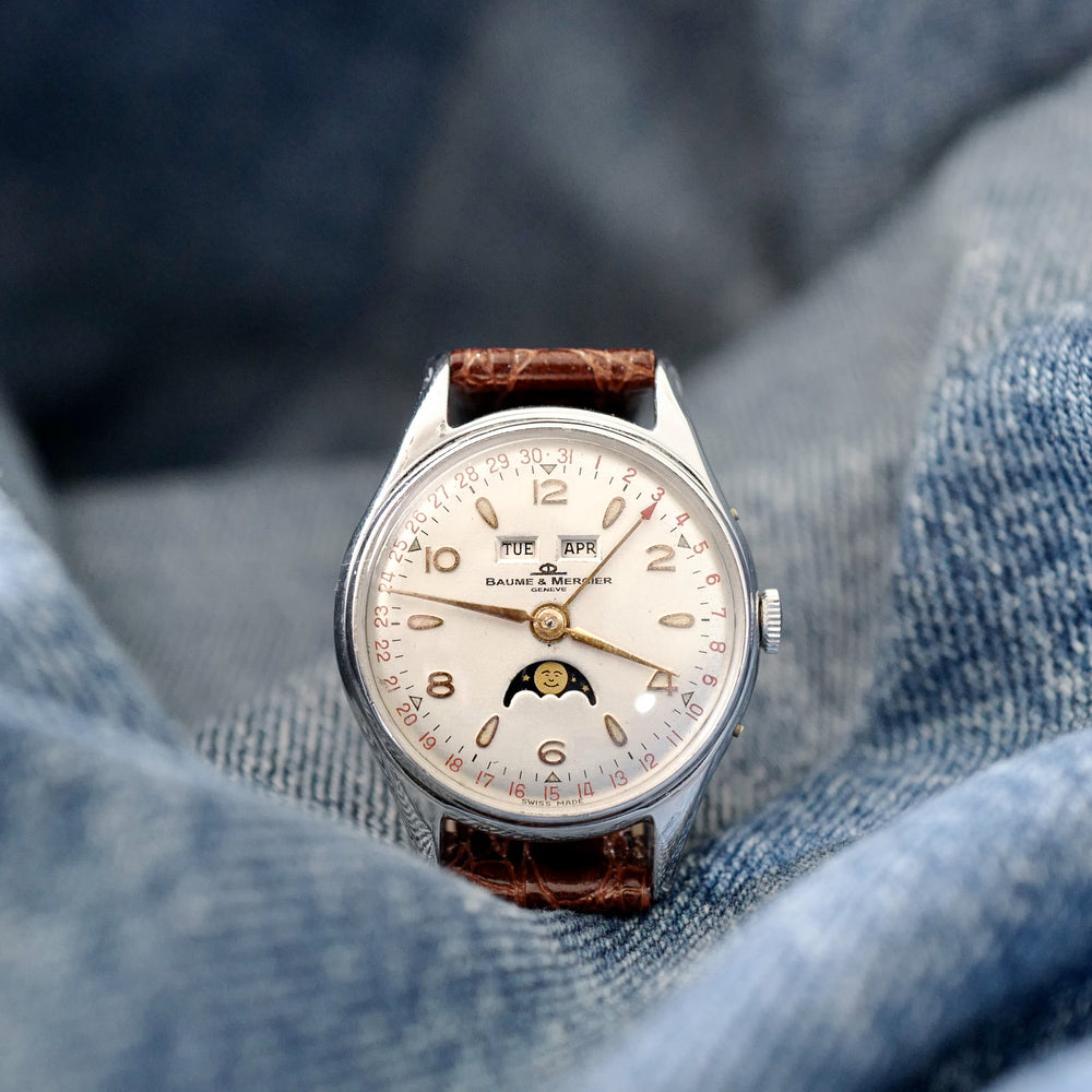 Baume et Mercier phase de lune vintage