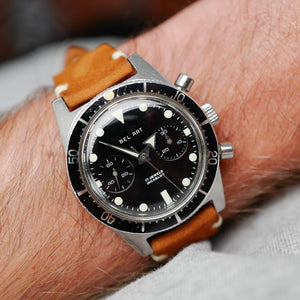 Bel Art skin diver chronograph glossy dial vintage 1970 tritium