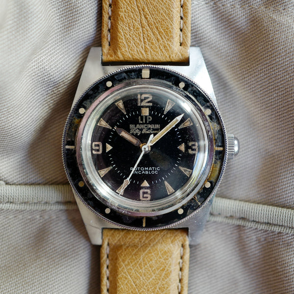 blancpain lip 50 fathoms vintage fab suisse