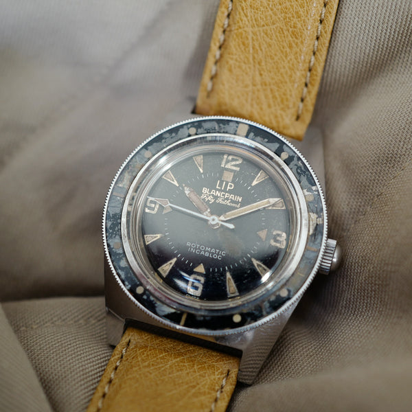 blancpain lip fifty fathoms vintage rotomatic incabloc