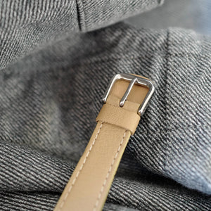 Bracelet marron beige Longines vintage