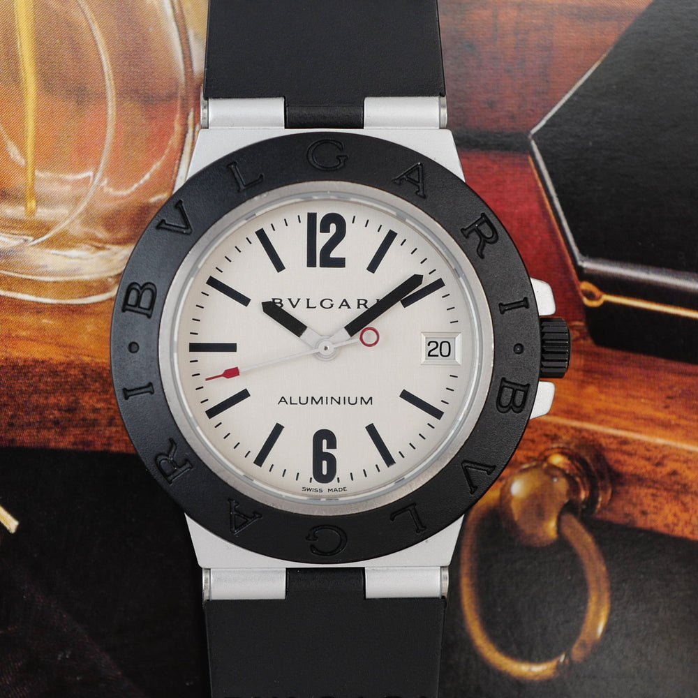 BVLGARI Aluminium automatique vintage vue de face