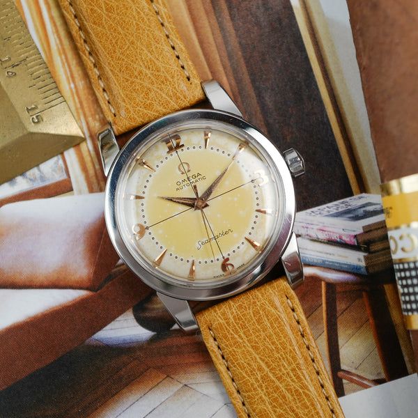 cafe noir les montre horloger marseille omega-automatic-bumper-seamaster-ref-2767-2-vintage-1952