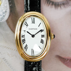 Café noir les montres Cartier baignoire double rang mécanique Paris 1980