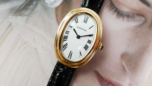 Café noir les montres Cartier baignoire double rang mécanique Paris 1980