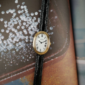 Café noir les montres Cartier baignoire double rang mécanique Paris 1980