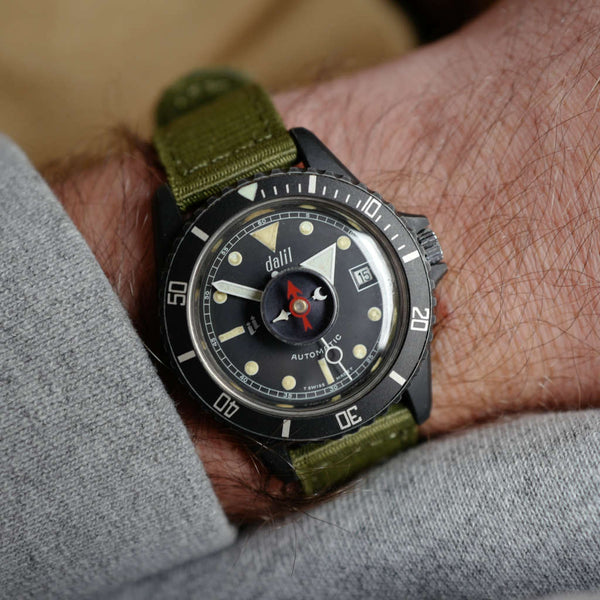 DALIL "Boussole Militaire" Monnin PVD Case (Vintage 1980)