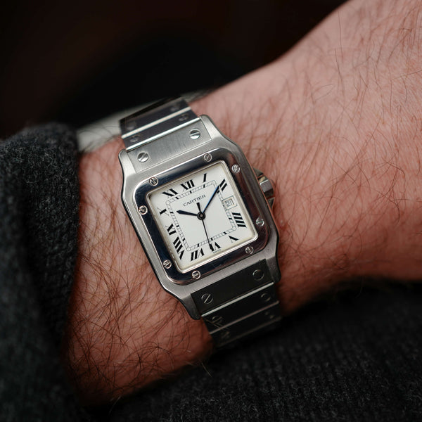 CARTIER Santos Automatique Acier - Réf. 2960 GM (Vintage 1980)
