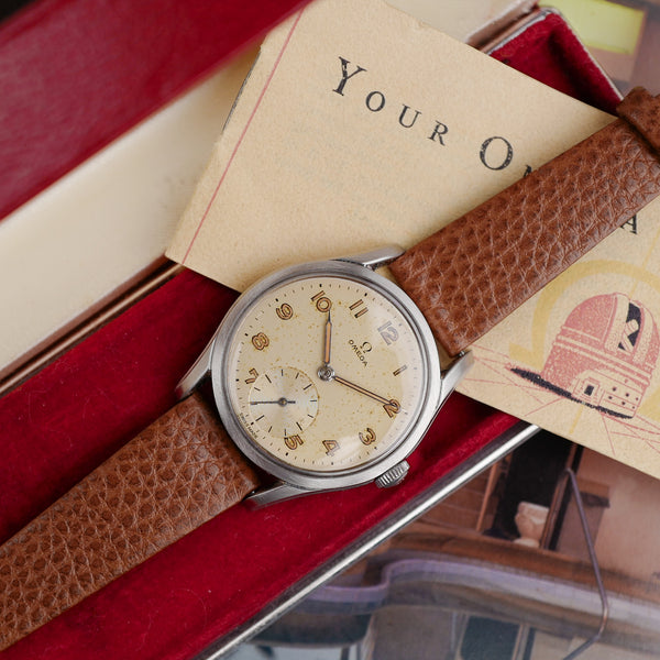cafe noir les montres horloger marseille omega oversize turler zurich vintage tritium militaire 1952_2