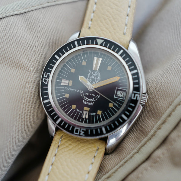 cafe noir les montres horloger marseille vintage squale medium club plongee 1970 rasub bari tritium_4