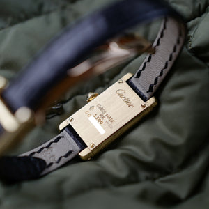 cafe noir les montres horloger vintage marseille cartier tank mini or jaune ref 1380 femme_1