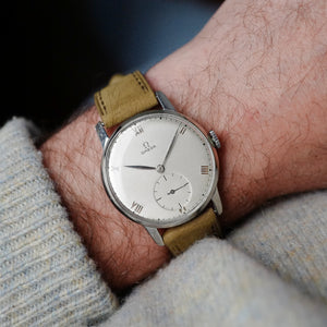 Café noir les montres horlogerie vendeur Marseille Aix Omega jumbo oversize indexes chiffres romains 30t2 vintage 1939