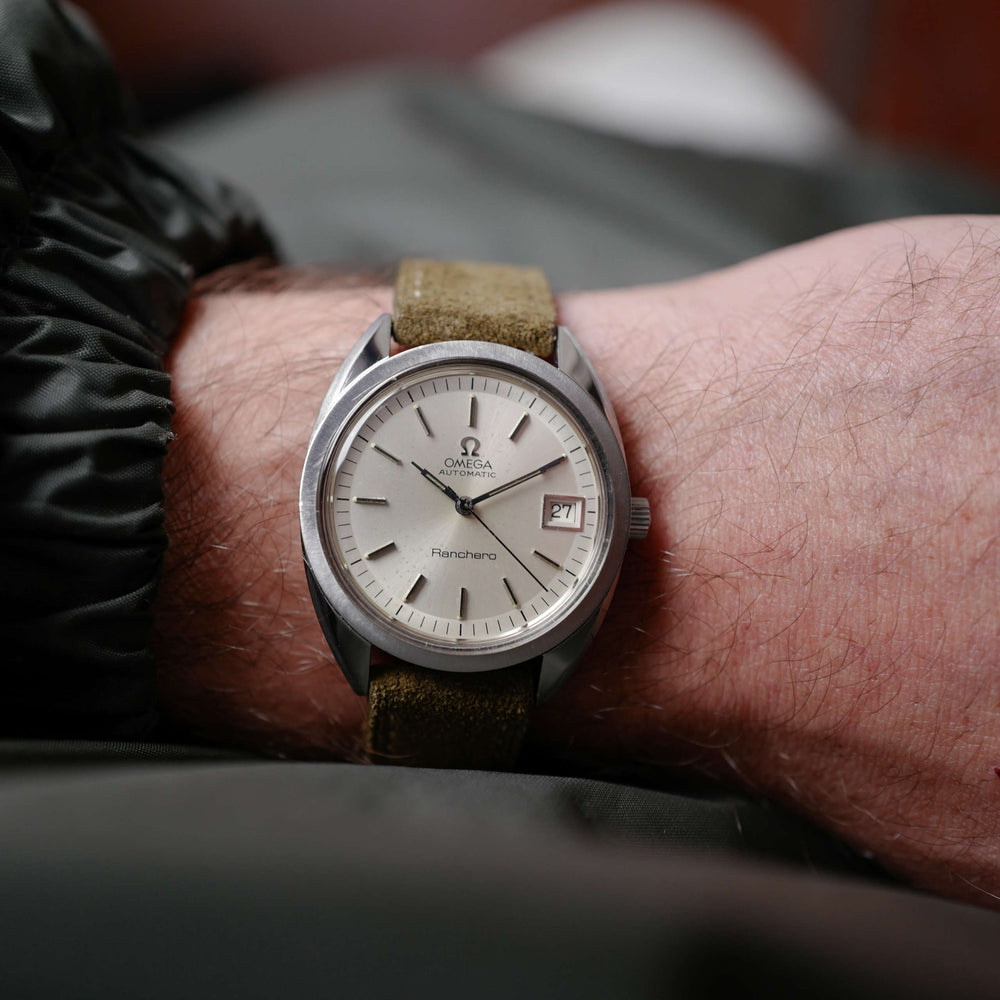 Café noir les montres horlogerie vendeur Marseille Omega Ranchero ST 166 0218 marche belge vintage 1974