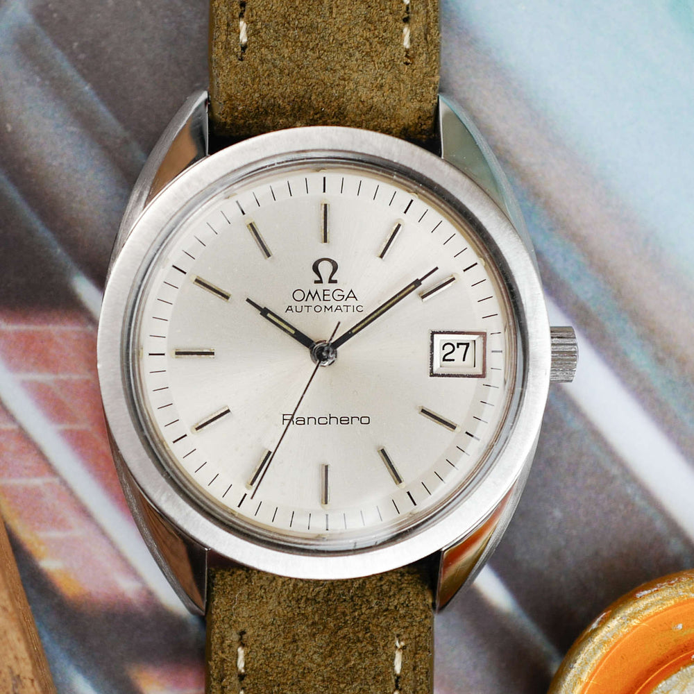 Café noir les montres horlogerie vendeur Marseille Omega Ranchero ST 166 0218 marche belge vintage 1974