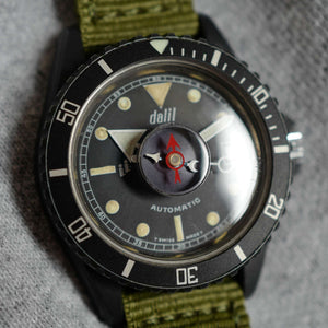 DALIL "Boussole Militaire" Monnin PVD Case (Vintage 1980)