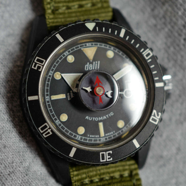 DALIL "Boussole Militaire" Monnin PVD Case (Vintage 1980)