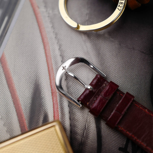 extra fine cafe noir les montres vintage horloger marseille montres vintage LONGINES Calatrava 7158 acier cadran blanc 1960