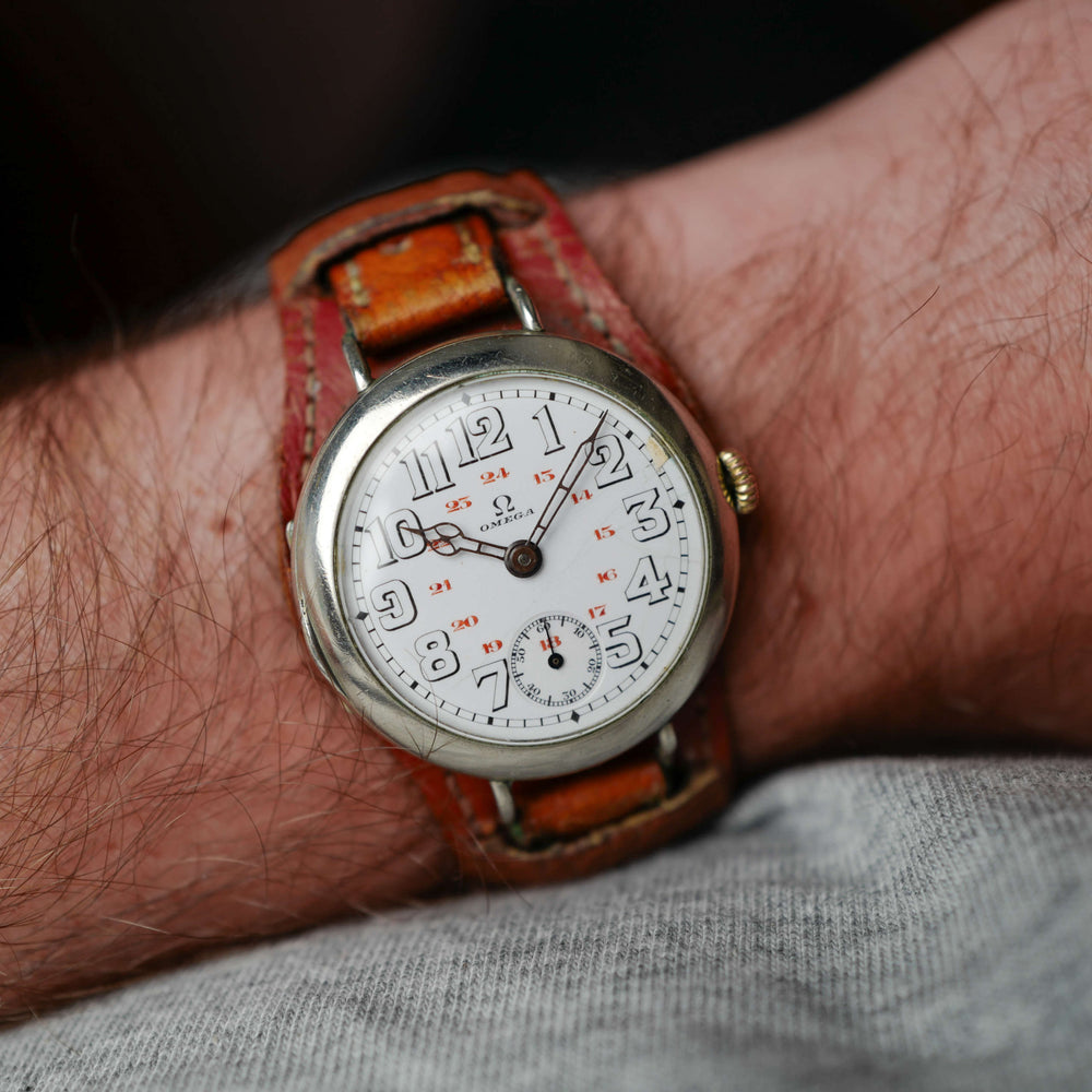 cafe noir les montres vintage horloger marseille omega-de-soldat-poilu-montre-de-tranchee-de-la-premiere-guerre-mondiale-vintage-1916