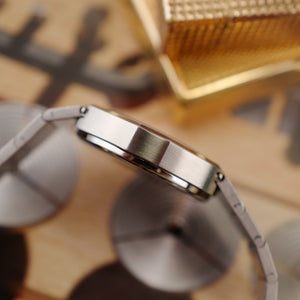 cafe noir les montres vintage omega constellation femme or acier 595 0001 795 0800 cadran noir bicolor 28 mm mini 1977