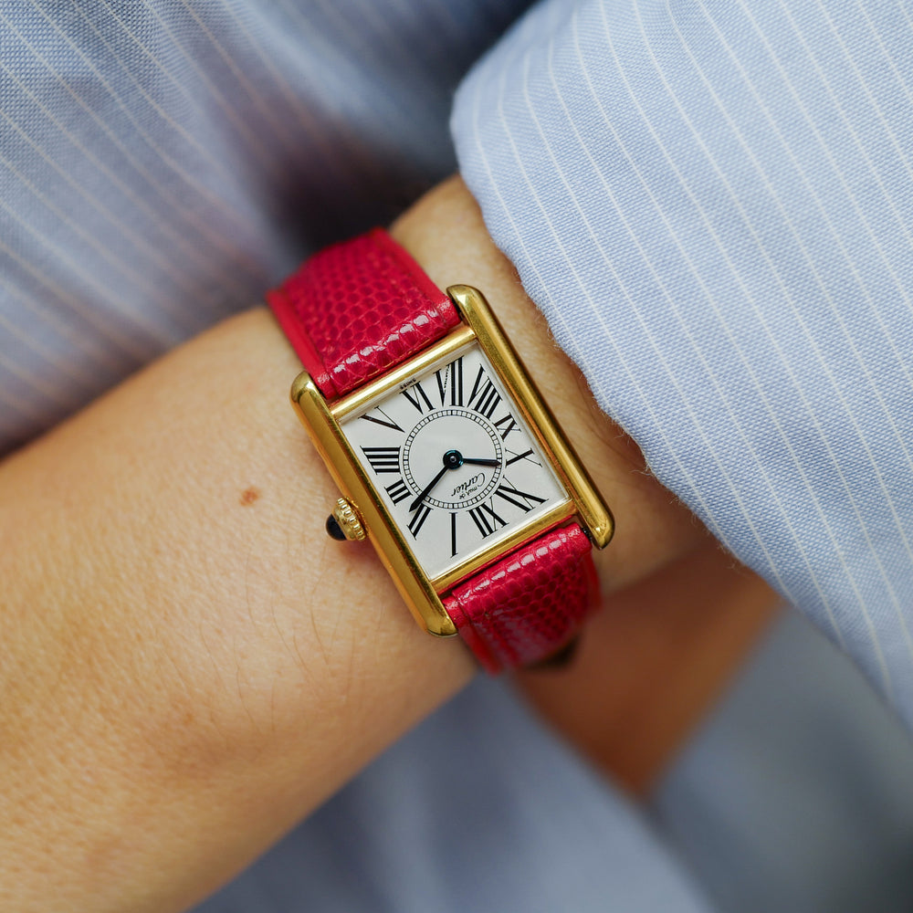 CARTIER Tank Quartz "Collection Must" pour femme (vintage 1990)