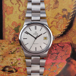 Café noir montre vintage Marseille horloger Omega Genève 1660174 bracelet intégré 1974