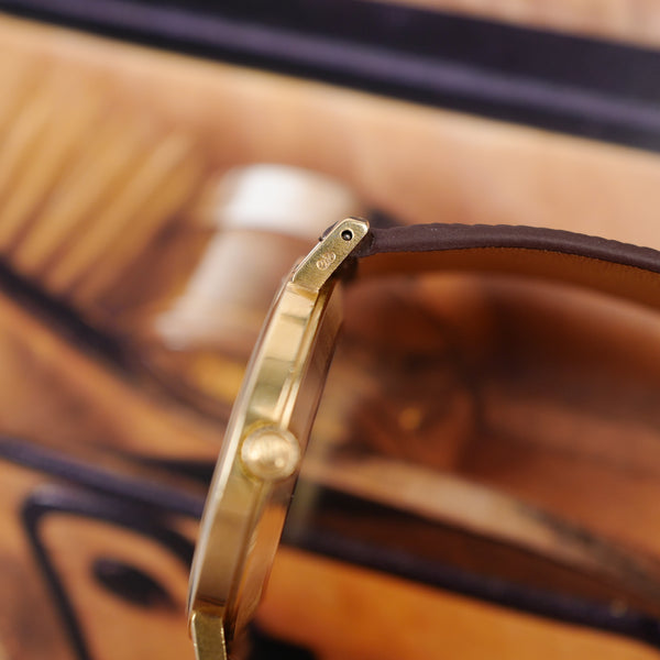 Rolex Cellini 4112 or jaune, cadran à l'emblème du Royaume d'Arabie saoudite, vintage 1975