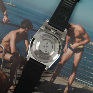 Café noir montre vintage Marseille horloger Triton Subphotique Marine nationale plongeur démineur