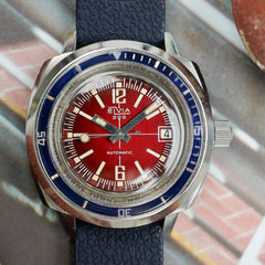 Café noir montres achat vente Marseille Elvia baby Panerai vintage bakélite rouge 1970 diver