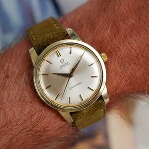 Café noir montres achat vente Marseille Omega Seamaster dorée 165011 1963 automatique