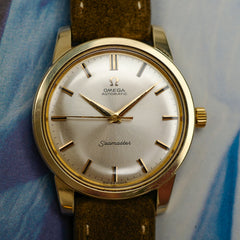 Café noir montres achat vente Marseille Omega Seamaster dorée 165011 1963 automatique