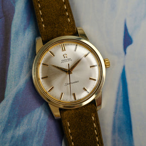Café noir montres achat vente Marseille Omega Seamaster dorée 165011 1963 automatique