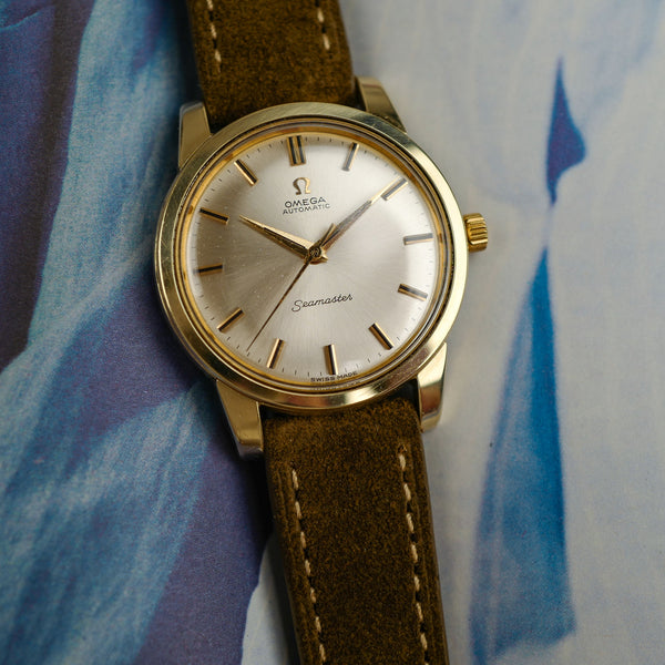 Café noir montres achat vente Marseille Omega Seamaster dorée 165011 1963 automatique