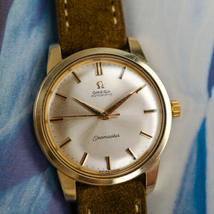 Café noir montres achat vente Marseille Omega Seamaster dorée 165011 1963 automatique