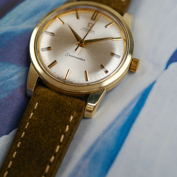 Café noir montres achat vente Marseille Omega Seamaster dorée 165011 1963 automatique