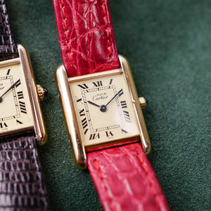 cafe noir montres horloger marseille cartier tank must quartz pour femme vermeil petit modèle or_1