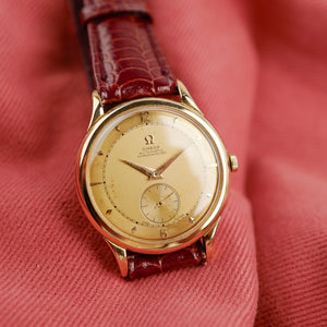 cafe noir montres horloger marseille omega centenary 30.10 bumper or massif 1948