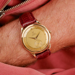 cafe noir montres horloger marseille omega centenary 30.10 bumper or massif 1948