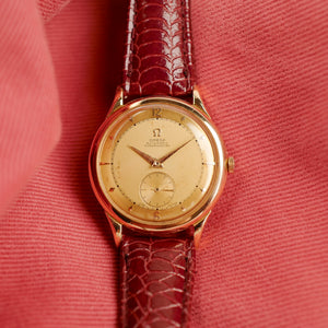 cafe noir montres horloger marseille omega centenary 30.10 bumper or massif 1948