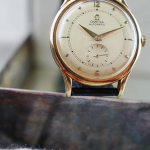 cafe noir montres horloger marseille omega centenary 30.10 or massif boite papier 1948_1