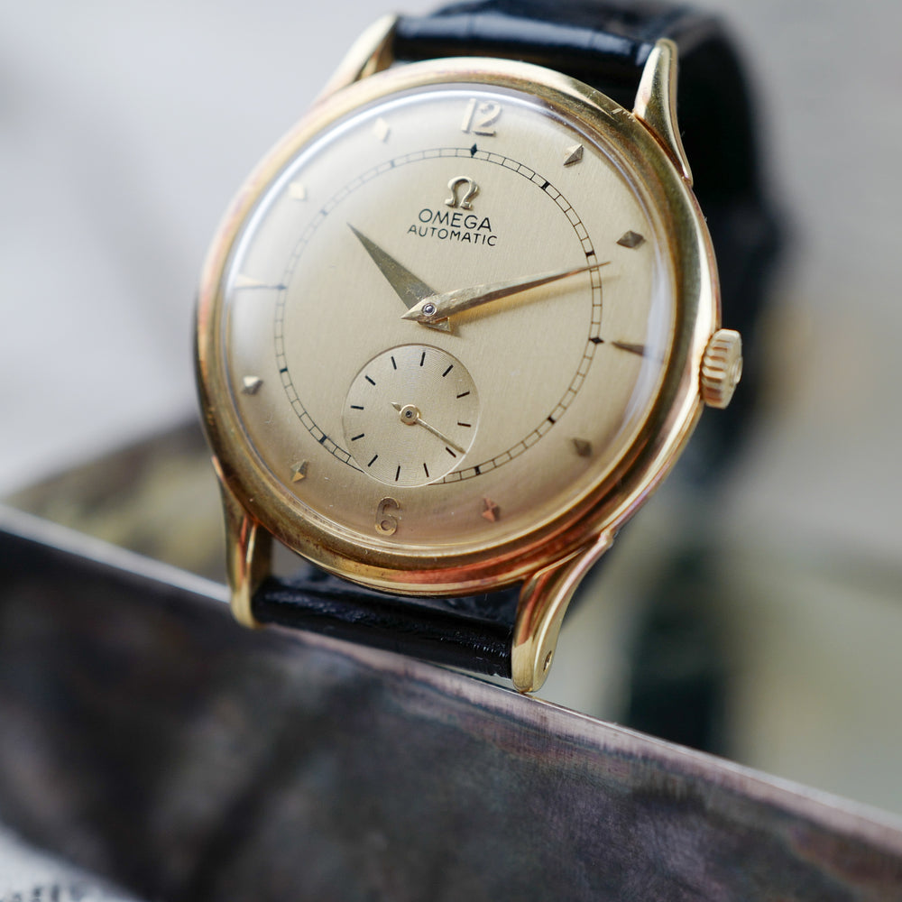 cafe noir montres horloger marseille omega centenary 30.10 or massif boite papier 1948_1